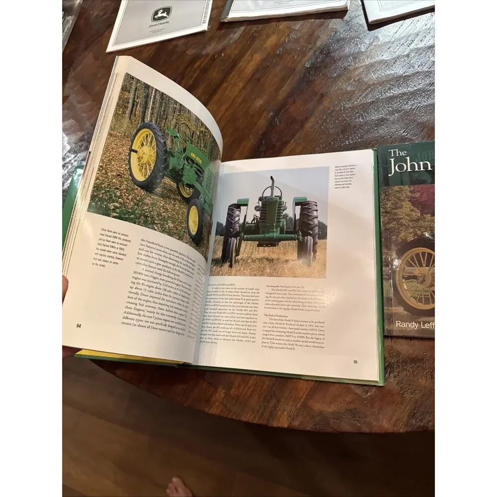 John Deere Tractor Book Lot (3) Letter Series 1923-1954, How to Restore, History